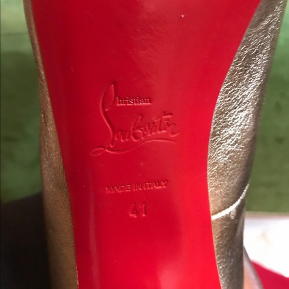 Christian Louboutin Forever Tina Peep toe 41 - Picture 9 of 10